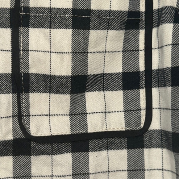 NWT Filson pajama dress xs black white/ cream check plaid - Picture 5 of 6